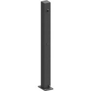 Poteau rabattable blocage à cheviller platine-8mm