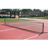 Poteaux/filet de mini-tennis 3m en acier - modèle indoor