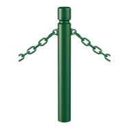 Potelet Agglo à chaines 2 anneaux - zinc - Procity