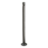 Potelet inclinable amortichoc pommeau City - zinc gris Procity