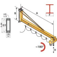 Potence murale - Force 1000 kg