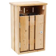 Poubelle 35 L bois