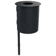 Poubelle CITADY 60 L sur pied métal - Buton Design
