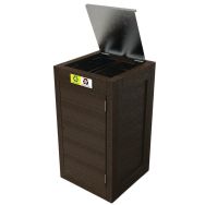 Poubelle Canopée tri plastique recyclé - Espace Urbain