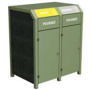 Poubelle Chardonnay emballages/autres déchets Urbecollect - Ipra/alu salvia