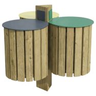 Poubelle Dinard 150L - pin
