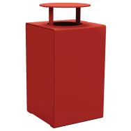 Poubelle Kub 120 L acier couvercle - Procity