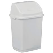 Poubelle Plastique à couvercle Basculant Clap - Rossignol Pro
