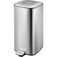 Poubelle Regent Step Bin 32L - EKO, Matériau : acier inoxydable