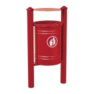 Poubelle Saintonge 40 L seau pommeau Agora - Procity