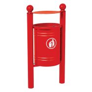 Poubelle Saintonge 40 L seau pommeau Boule - Procity