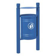 Poubelle Saintonge 40 L seau pommeau City - Procity