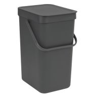 Poubelle Sort&Go 12L Gris - Brabantia