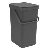 Poubelle Sort&Go 16L Gris - Brabantia