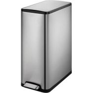 Poubelle à pédale Ecoslim Step Bin 20+20 L EKO inox mat