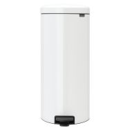 Poubelle à pédale NewIcon 30L blanche Brabantia