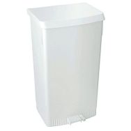Poubelle à pédale avec support de sac 60L