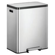 Poubelle à pédale tri sélectif EcoCasa II 30+30 L, EKO