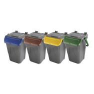 Poubelle de recyclage plastique 35L - Mobil Plastic