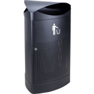 Poubelle extérieur triangle 60L