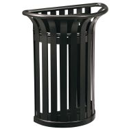 Poubelle murale Tulipe - 35l - gris manganese-Rossignol Pro