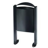 Poubelle sur pied Arkea - 40l - anthracite mat 7016-Rossignol Pro