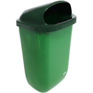 Poubelle urbaine XERIOS 50 L vert-Manutan Expert