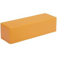 Pouf 3 places Diabolo Junior enduit PVC mandarine