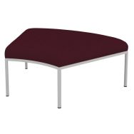 Pouf Atrium courbe tissu M1 - Quadrifoglio