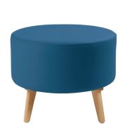 Pouf BULLE PVC pied bois - GGI