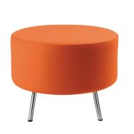 Pouf BULLE PVC pied métal - GGI