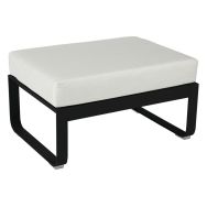 Pouf Bellevie coussin blanc grisé - Fermob