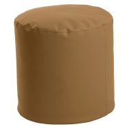 Pouf Cilindro souple Ø50 cm tissu simili cuir - Spouf