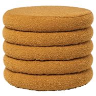 Pouf Harry moutarde