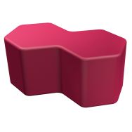 Pouf Honey décagone H 40cm - L/P 86 x 47,5 cm