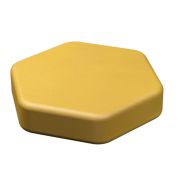 Pouf Honey hexagone H 10 cm - L/P 47.5 cm