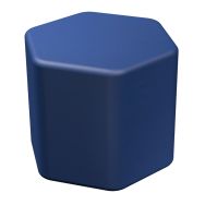 Pouf Honey hexagone H 40 cm - L/P 47.5 cm
