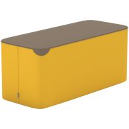 Pouf Ilun rectangulaire enduit PVC Ginko non feu - Sokoa