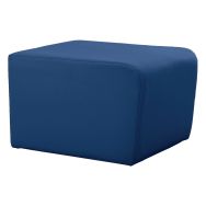 Pouf Leaf 65 x 50 cm tissu simili cuir - Spouf