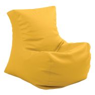 Pouf Miss souple tissu simili cuir - Spouf