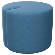 Pouf Tri Ply Ø 55 cm tissu polyester - Nowy Styl