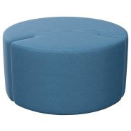 Pouf Tri Ply Ø 85 cm tissu polyester - Nowy Styl