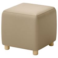 Pouf carré Joris tissu enduit PVC - Quadrifoglio