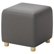 Pouf carré Joris tissu polyester - Quadrifoglio