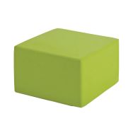 Pouf carré vert