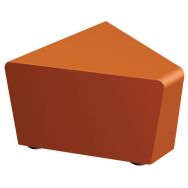 Pouf d'angle Maldiv tissu polyester - Sokoa