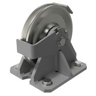 Poulies de renvoi fixes avec chapes en équerre PF4