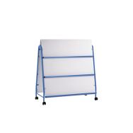 Présentoir à livres double face Chloé coloris bleu RAL 5015