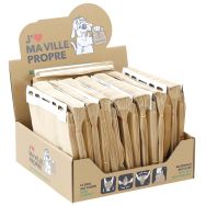 Présentoir de ramasse crotte cartonné avec 240 sachets