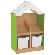 Présentoir livre maison à bac - Bessiere